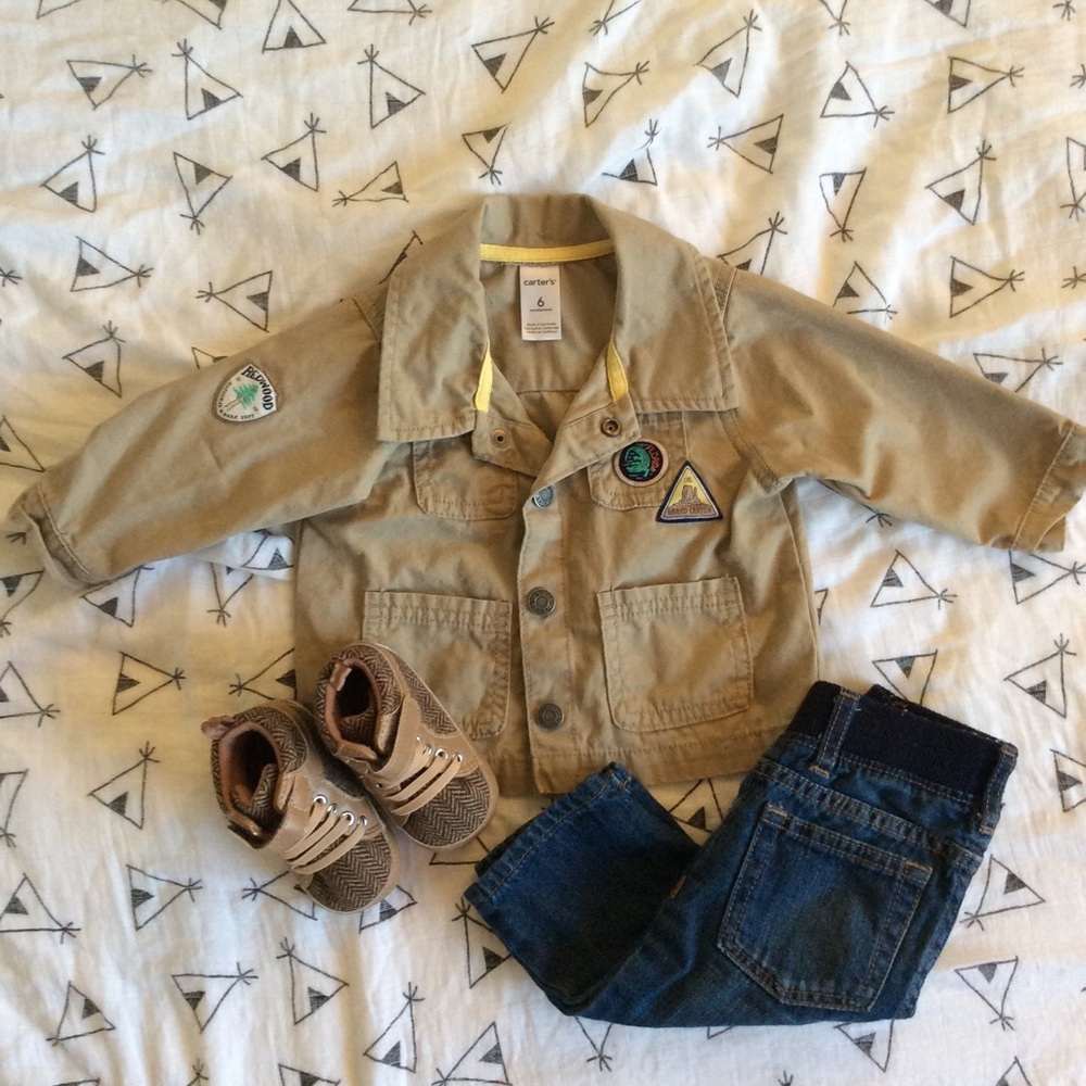 Tan Carter’s jacket